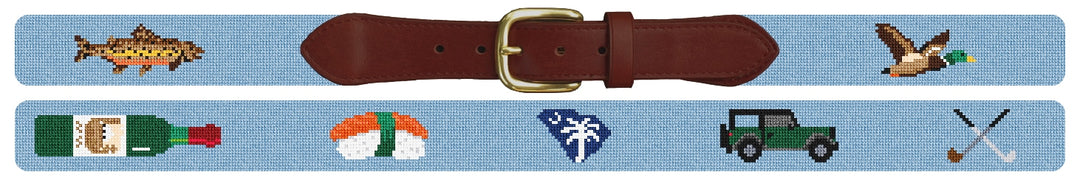 Custom Needlepoint Belt