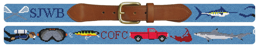 Custom Needlepoint Belt