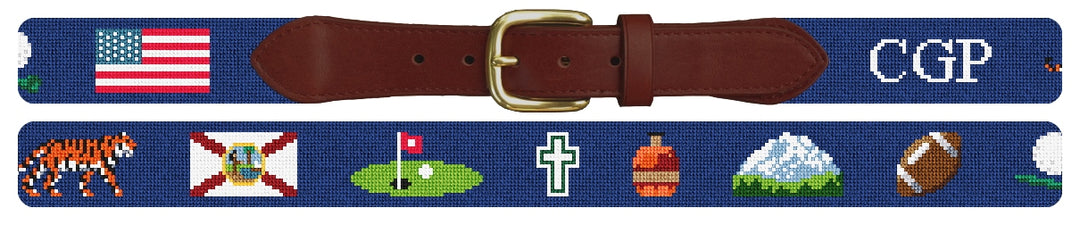 Custom Needlepoint Belt