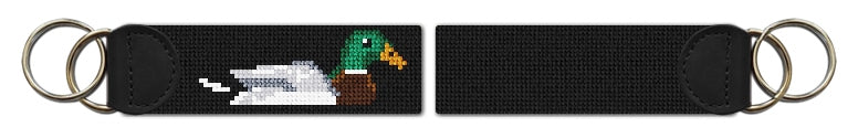 Custom Needlepoint Key Fob
