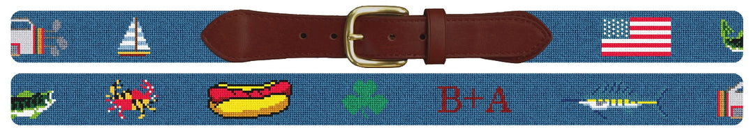 Custom Needlepoint Belt