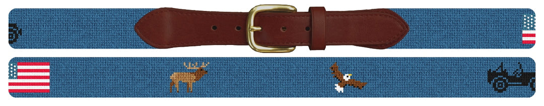 Custom Needlepoint Belt