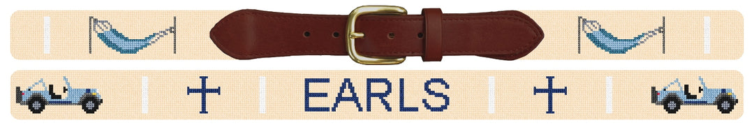 Custom Needlepoint Belt