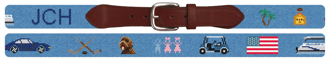Custom Needlepoint Belt
