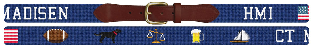 Custom Needlepoint Belt