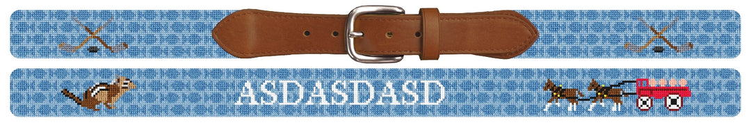 Custom Needlepoint Belt
