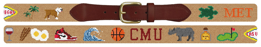 Custom Needlepoint Belt