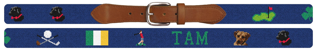 Custom Needlepoint Belt