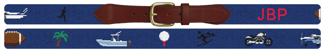 Custom Needlepoint Belt