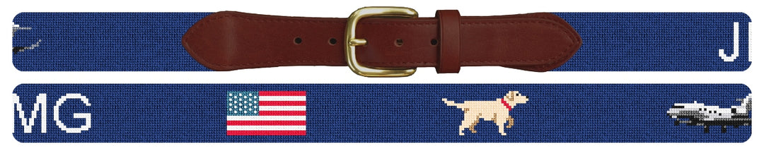 Custom Needlepoint Belt