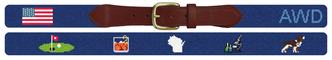 Custom Needlepoint Belt