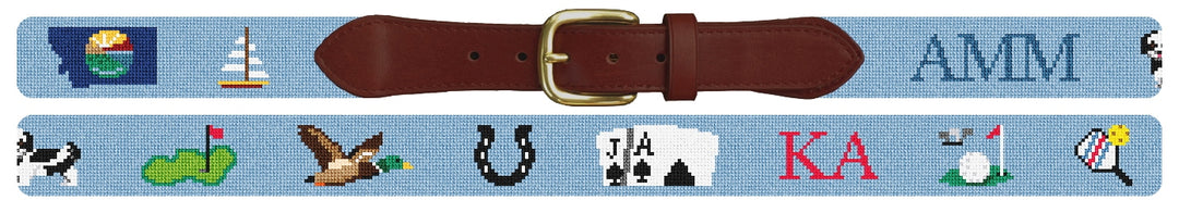 Custom Needlepoint Belt