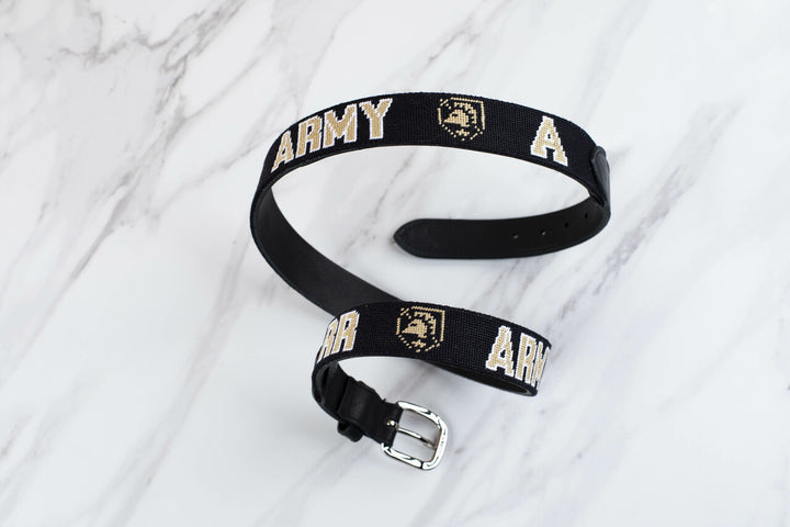 Army USMA West Point Needlepoint Belt