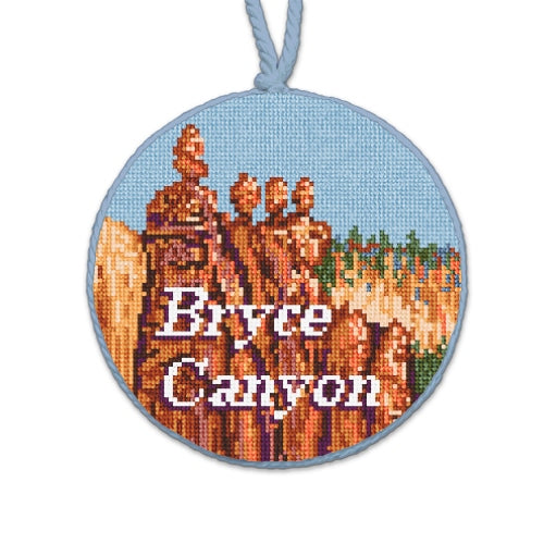 Bryce Canyon Needlepoint Christmas Ornament