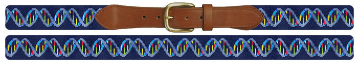 DNA Double Helix Needlepoint Belt