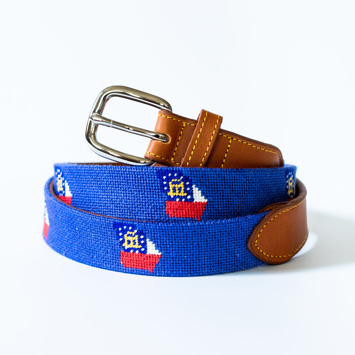 Georgia State Needlepoint Belt