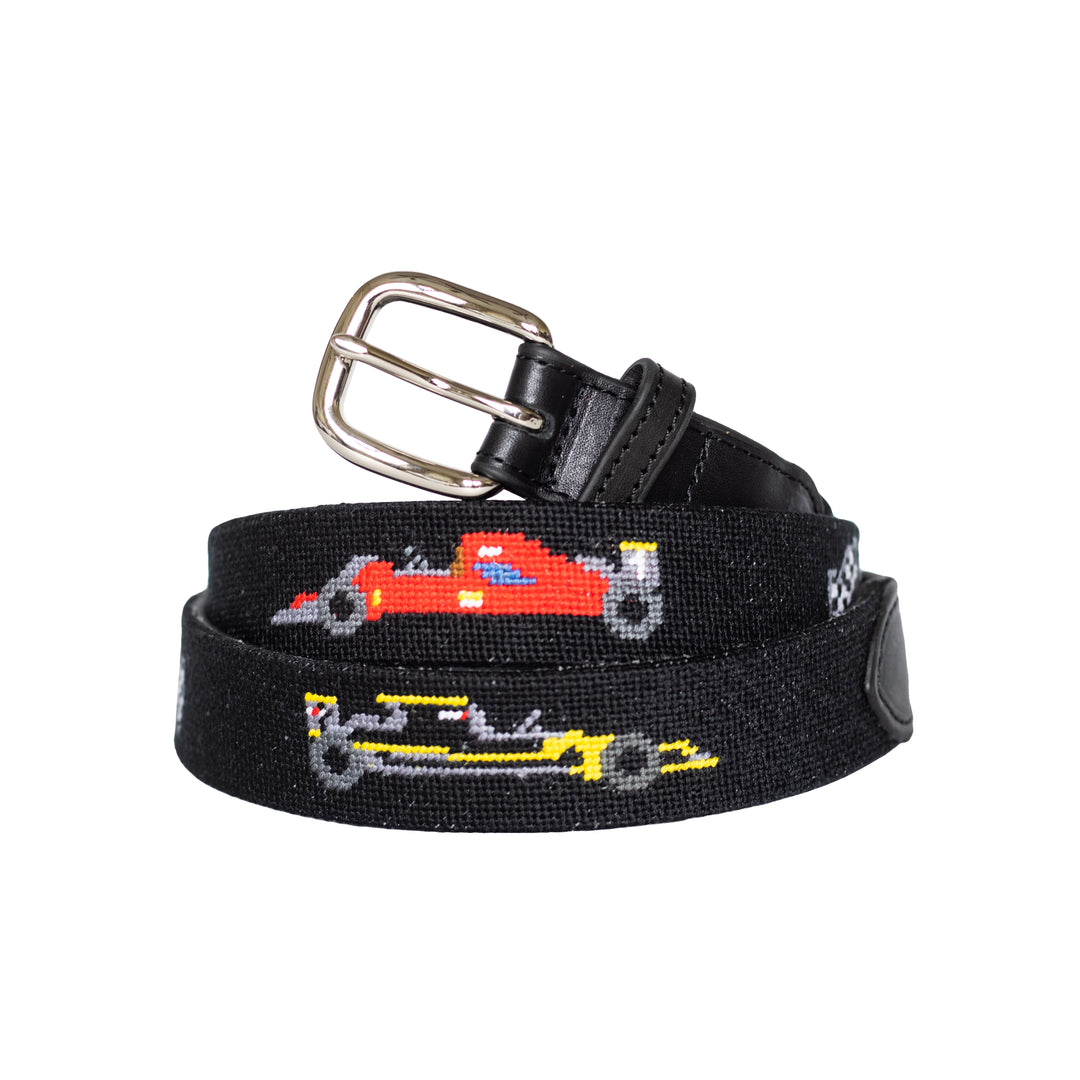 Grand Prix Needlepoint Belt