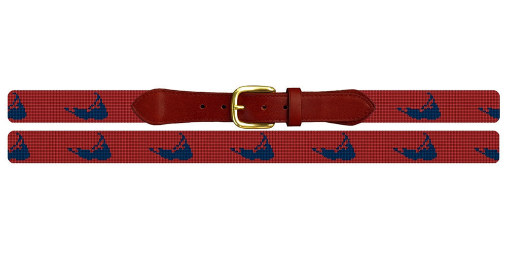 Nantucket Needlepoint Belt