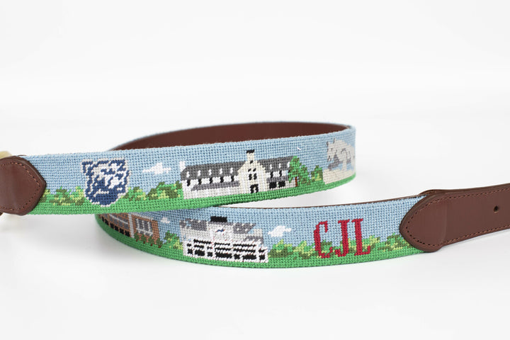 University Park PA Landscape Needlepoint Belt