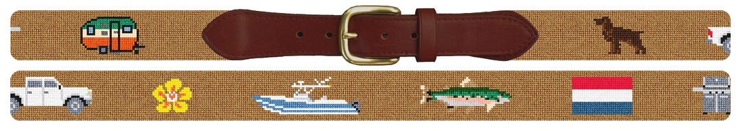 Custom Needlepoint Belt