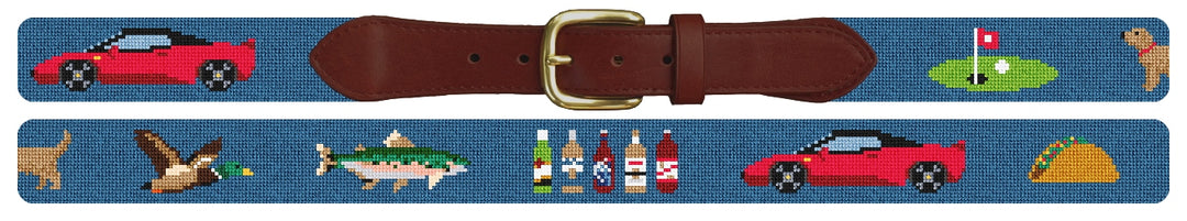 Custom Needlepoint Belt