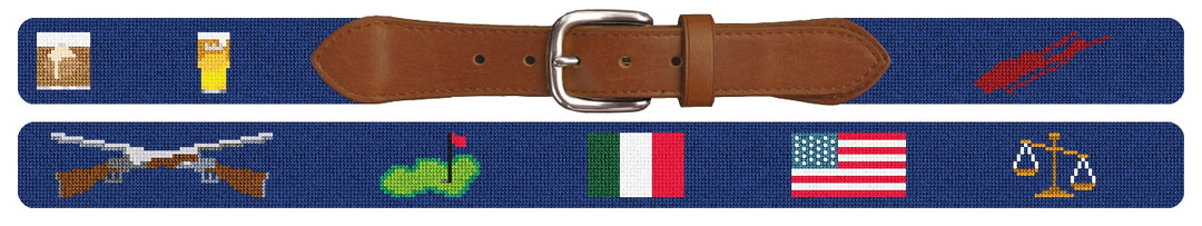 Custom Needlepoint Belt