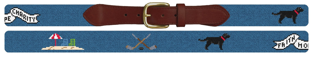 Custom Needlepoint Belt