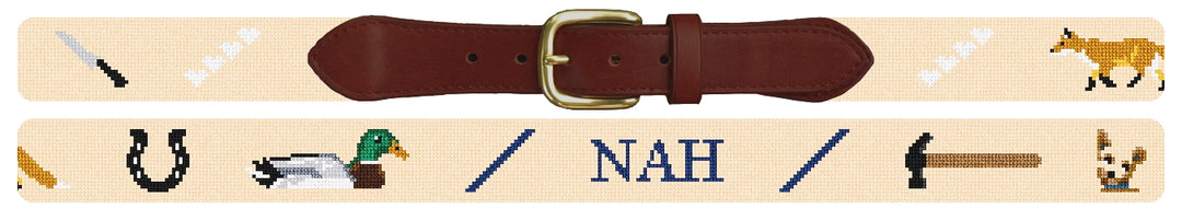 Custom Needlepoint Belt