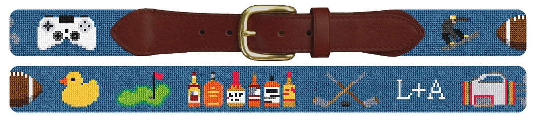 Custom Needlepoint Belt