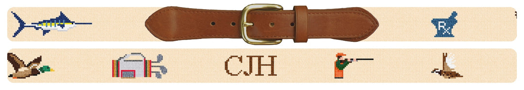 Custom Needlepoint Belt