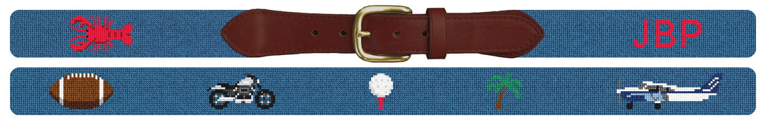 Custom Needlepoint Belt