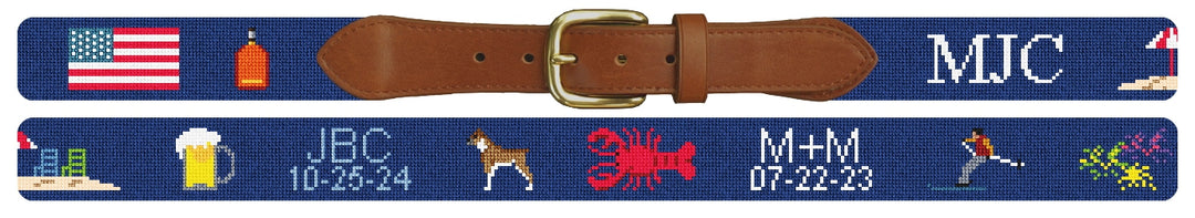 Custom Needlepoint Belt
