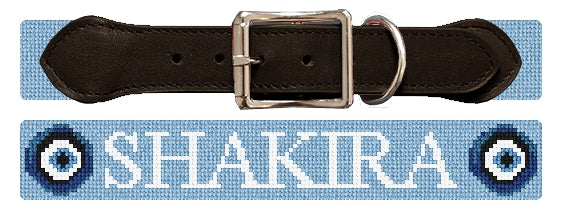 Custom Needlepoint Dog Collar