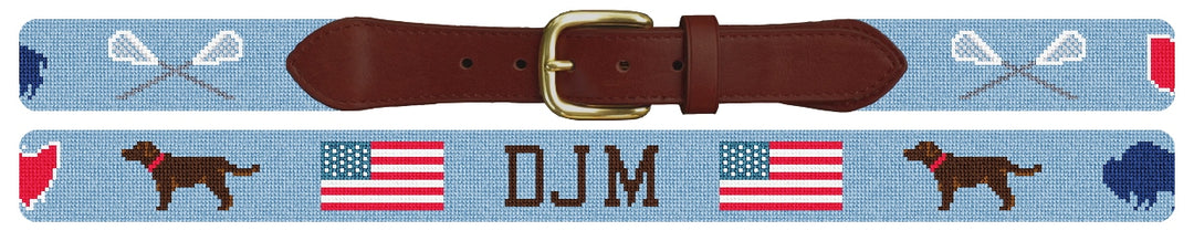 Custom Needlepoint Belt
