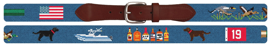 Custom Needlepoint Belt