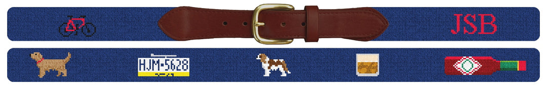 Custom Needlepoint Belt