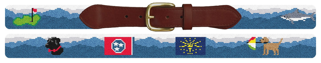 Custom Needlepoint Belt