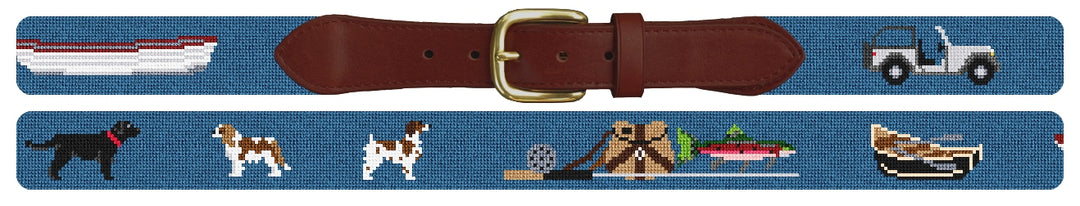 Custom Needlepoint Belt
