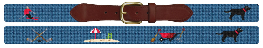 Custom Needlepoint Belt