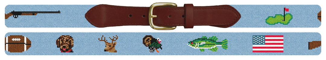 Custom Needlepoint Belt