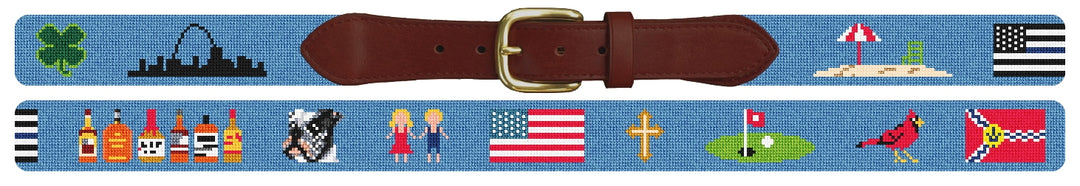 Custom Needlepoint Belt