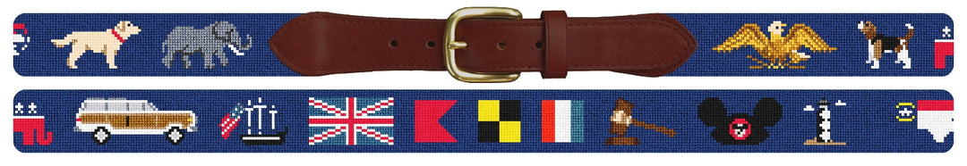 Custom Needlepoint Belt
