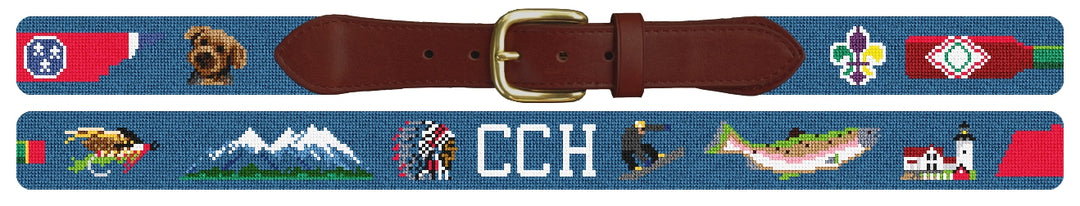 Custom Needlepoint Belt