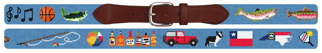 Custom Needlepoint Belt