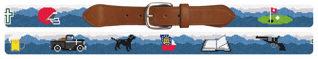 Custom Needlepoint Belt