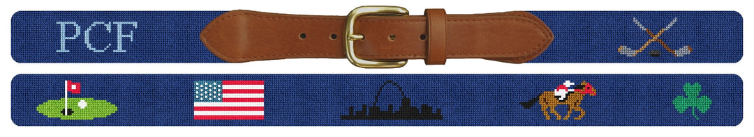 Custom Needlepoint Belt