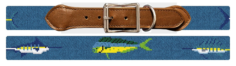 Custom Needlepoint Dog Collar