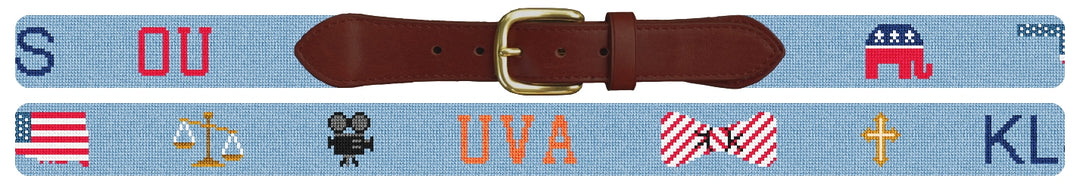 Custom Needlepoint Belt