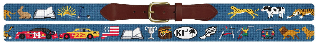 Custom Needlepoint Belt