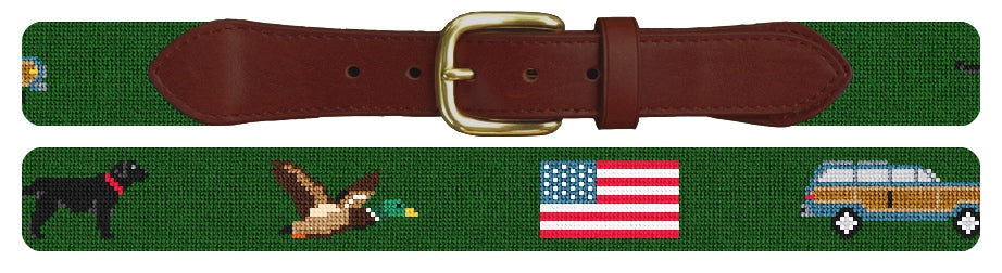 Custom Needlepoint Belt